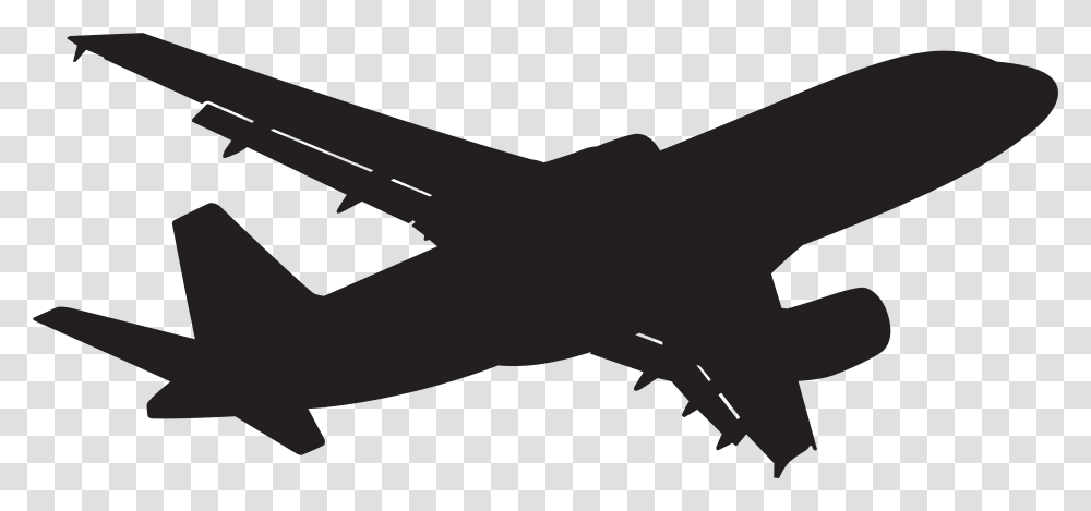 Clipart Of Plane Airplane Top And Airline Wing Plane, Hand, Gun, Weapon Transparent Png