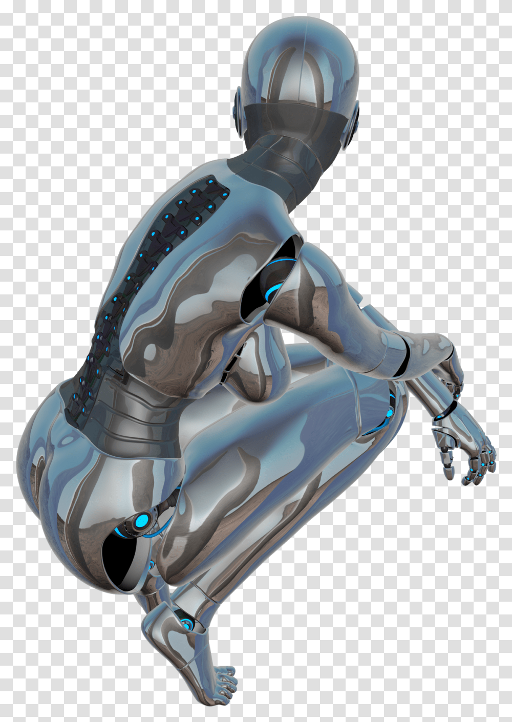 Clipart Of Posing Cyborg Girl Free Image Android Robot Girl, Helmet, Clothing, Apparel Transparent Png