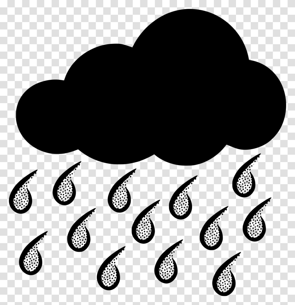 Clipart Of Rainy Weather Black And White, Gray, World Of Warcraft Transparent Png