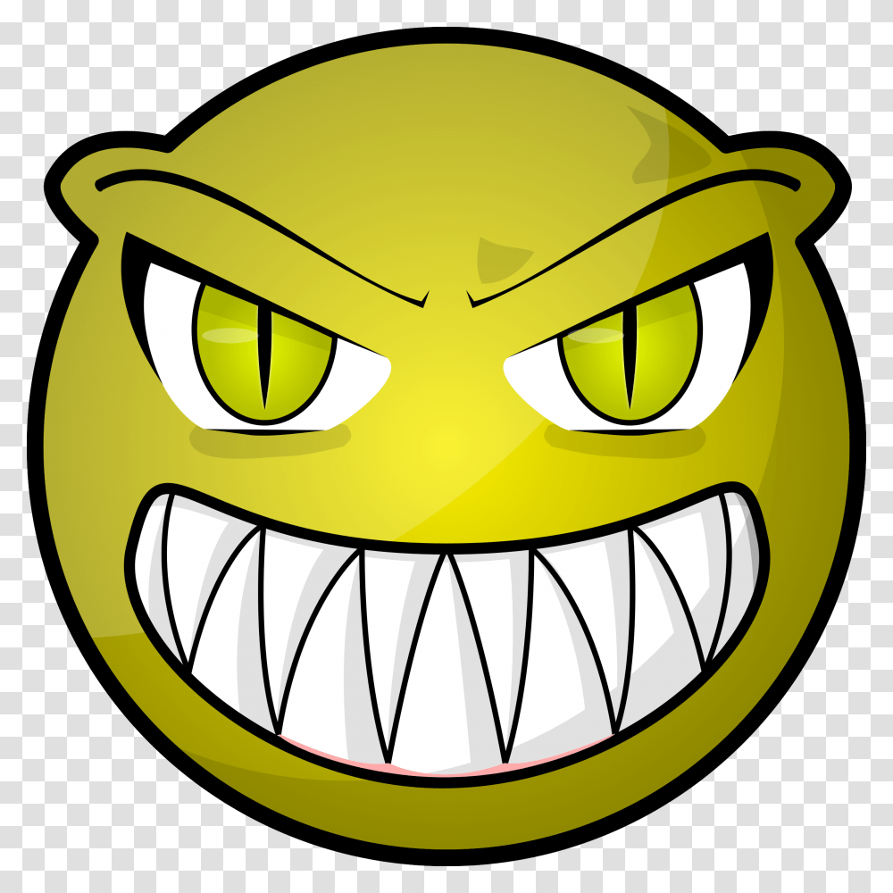 Clipart Of Scared Face Scary Face Clipart, Label, Text, Plant, Graphics Transparent Png