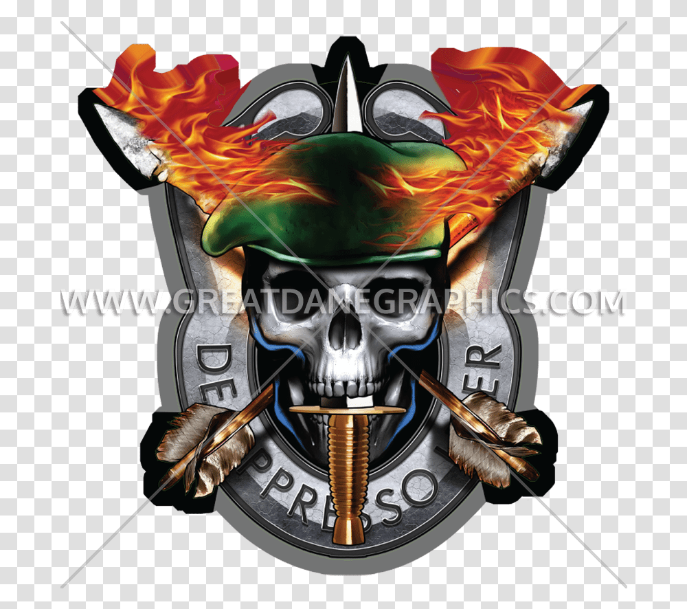 Clipart Of Skull In Beret Illustration, Symbol, Logo, Trademark, Emblem Transparent Png