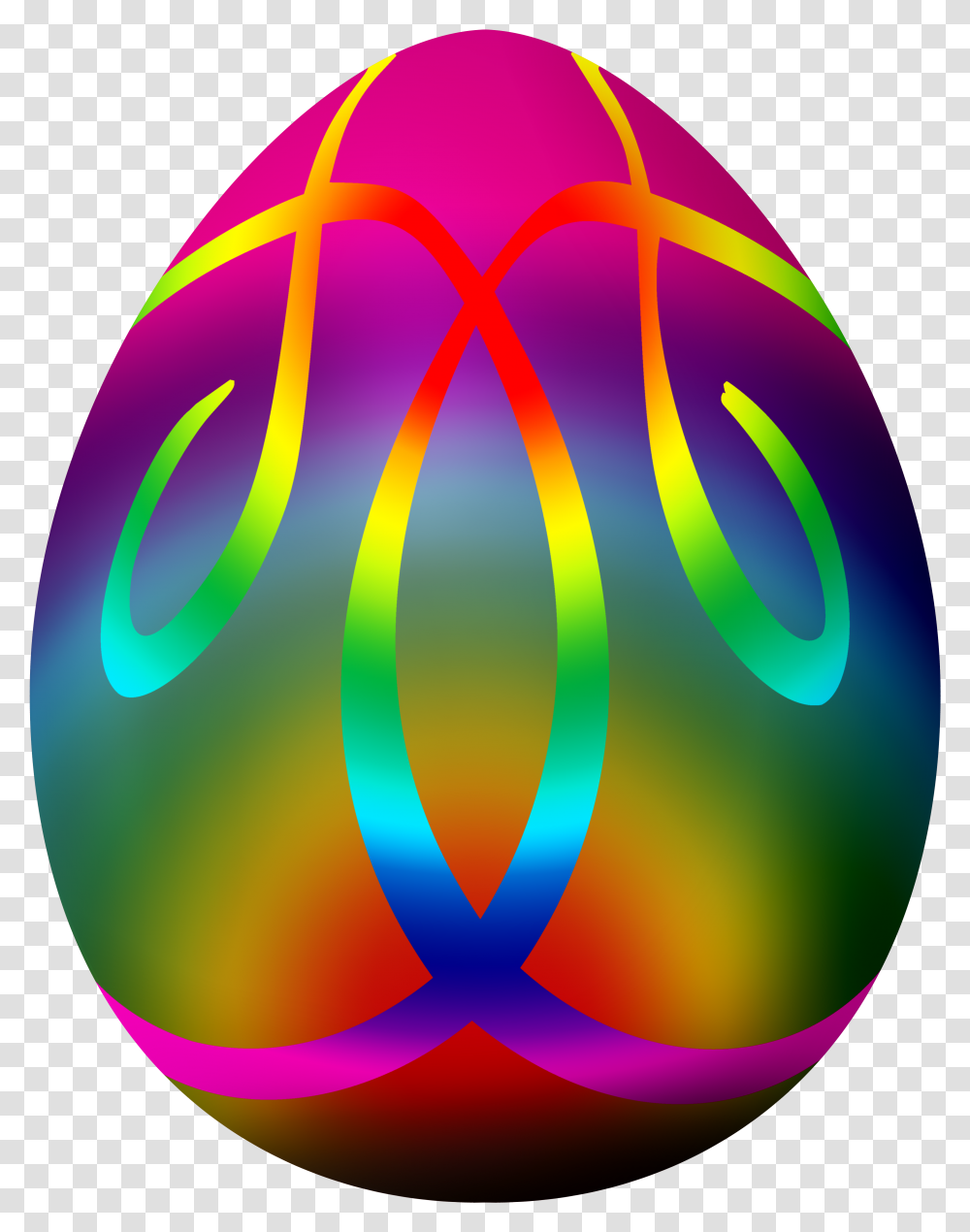 Clipart Of Sphere Easter Egg The And Circle, Food, Balloon Transparent Png