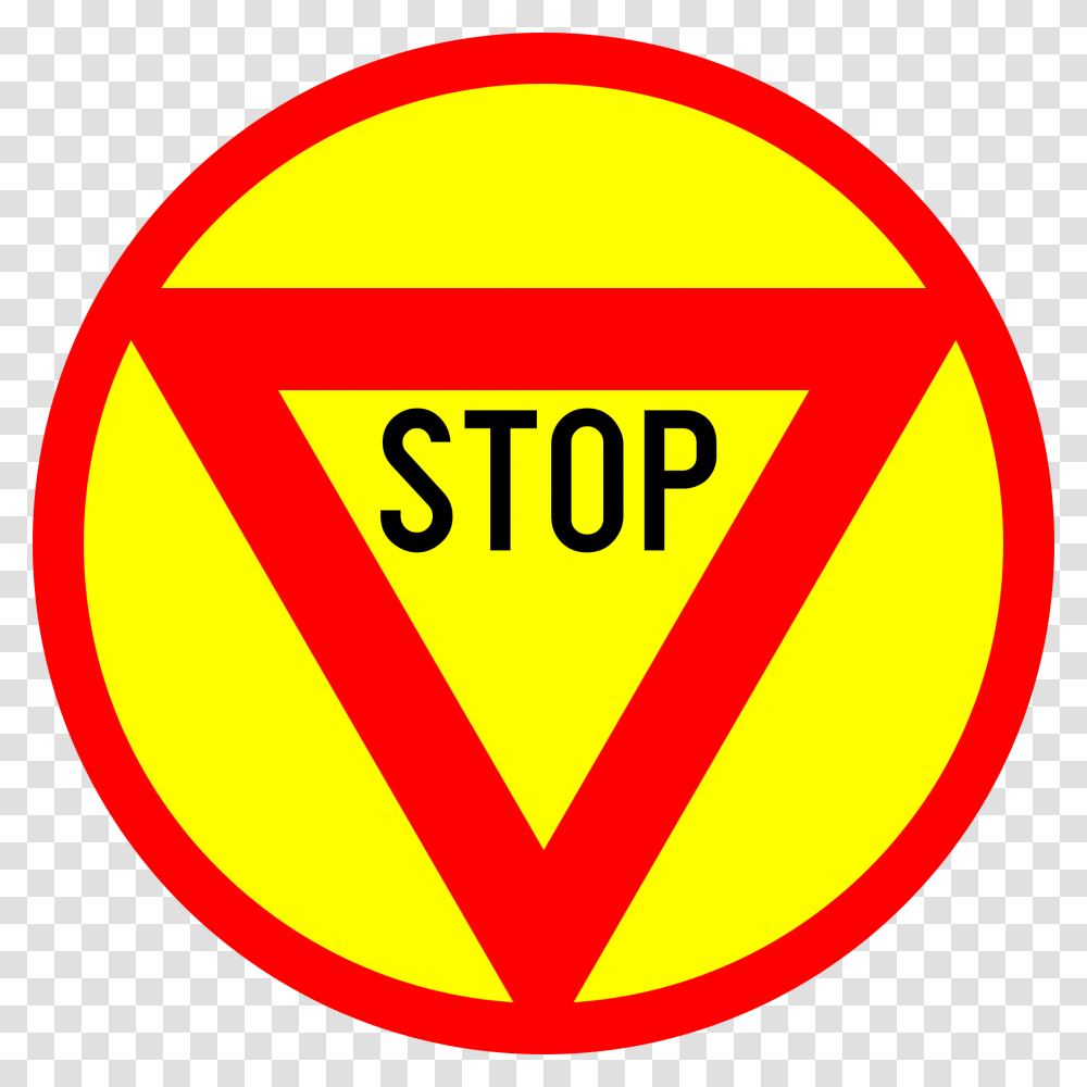 Clipart Of Stop Sign Stop Sign, Road Sign, Ketchup, Food Transparent Png