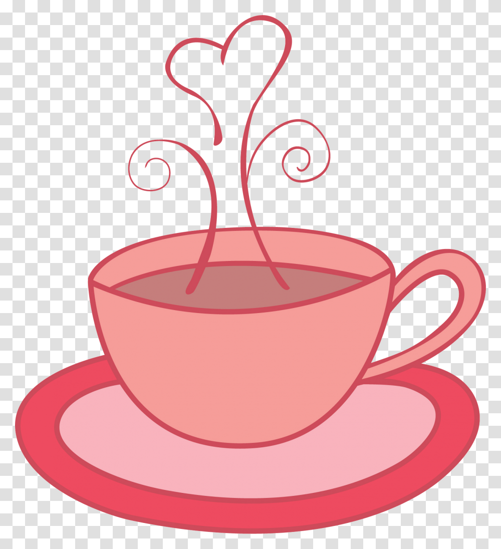 Clipart Of Tea Cups, Coffee Cup, Saucer, Pottery, Birthday Cake Transparent Png