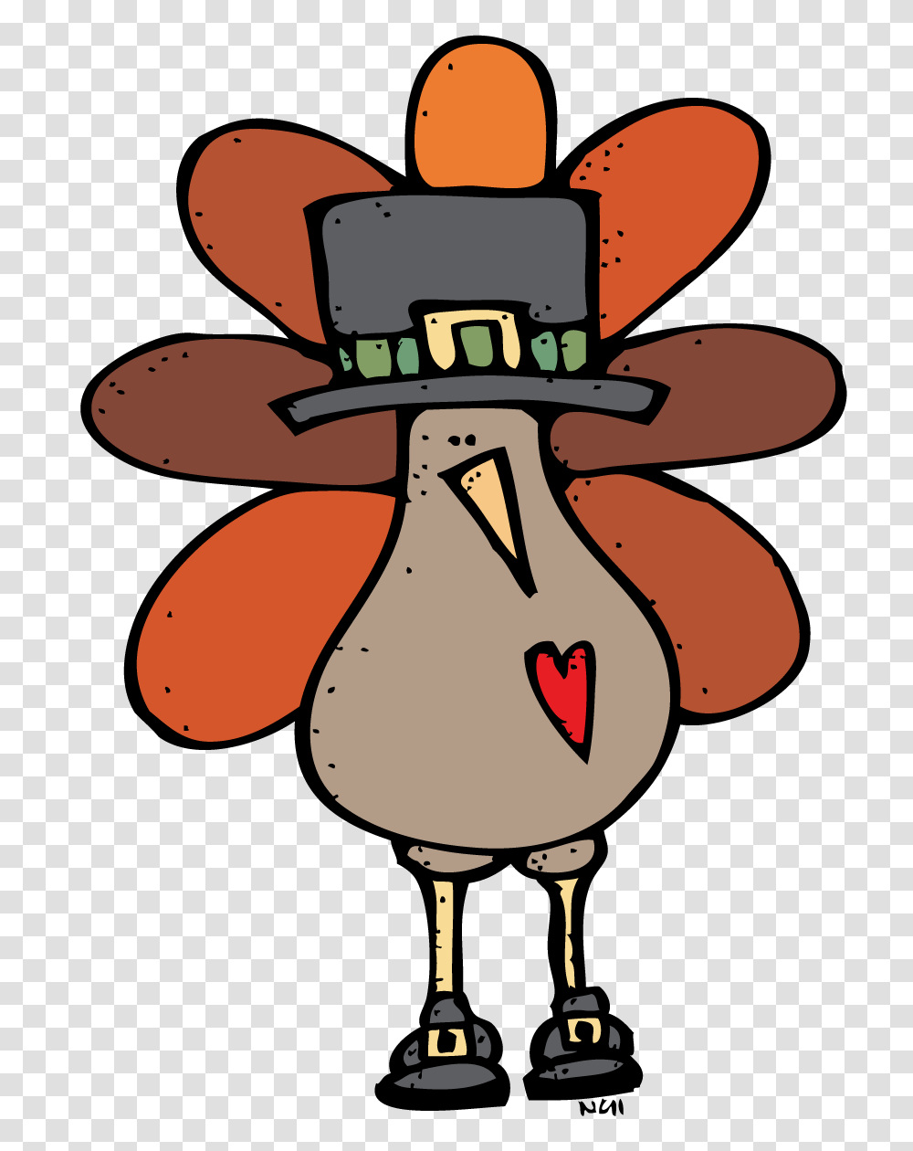 Clipart Of Thanksgiving, Bird, Animal, Plant, Food Transparent Png