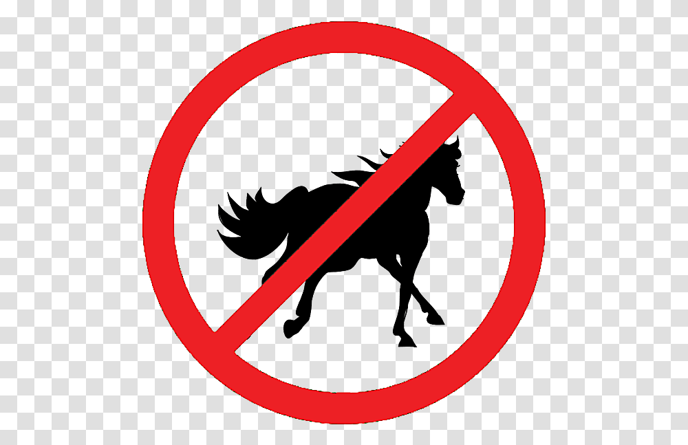 Clipart Of Vital And Horrible Horse Clip Art Gif, Road Sign, Stopsign Transparent Png