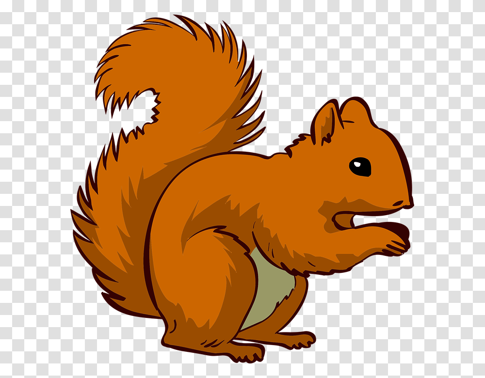 Clipart Of Vulnerable Saves And Squirrel Free Red Squirrel Clipart, Animal, Mammal, Rodent Transparent Png