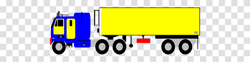 Clipart Of Wheel Trucks, Trailer Truck, Vehicle, Transportation, Moving Van Transparent Png