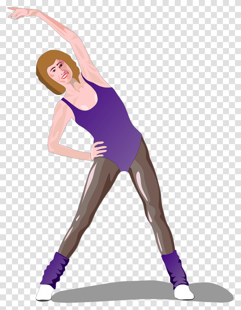 Clipart On Aerobic Exercise, Person, Human, Dance Pose, Leisure Activities Transparent Png