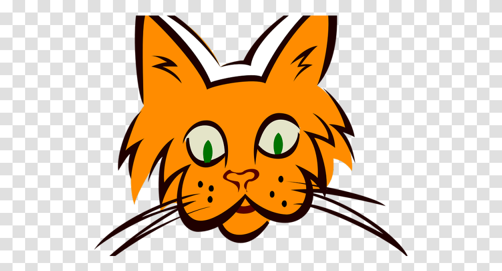 Clipart Orange Cat Clip Art, Graphics, Halloween, Animal, Plant Transparent Png