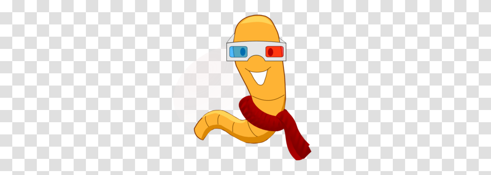 Clipart Orange Worm Cartoon Pictures, Goggles, Accessories, Accessory, Person Transparent Png