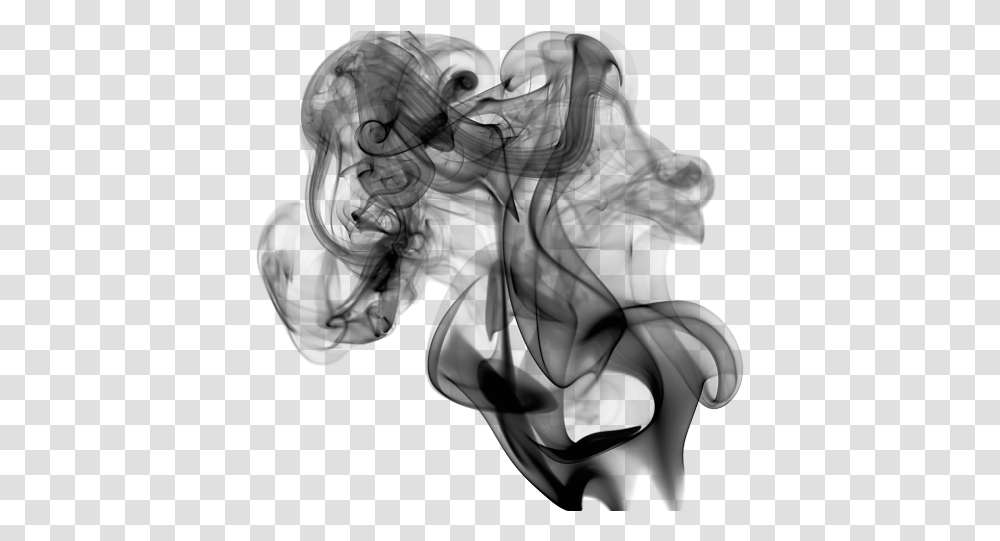 Clipart Overlay Background Black Smoke, Person, Human, Statue, Sculpture Transparent Png