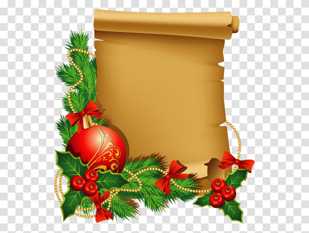 Clipart Paper Christmas Happy And Safe Holidays, Scroll, Floral Design, Pattern Transparent Png