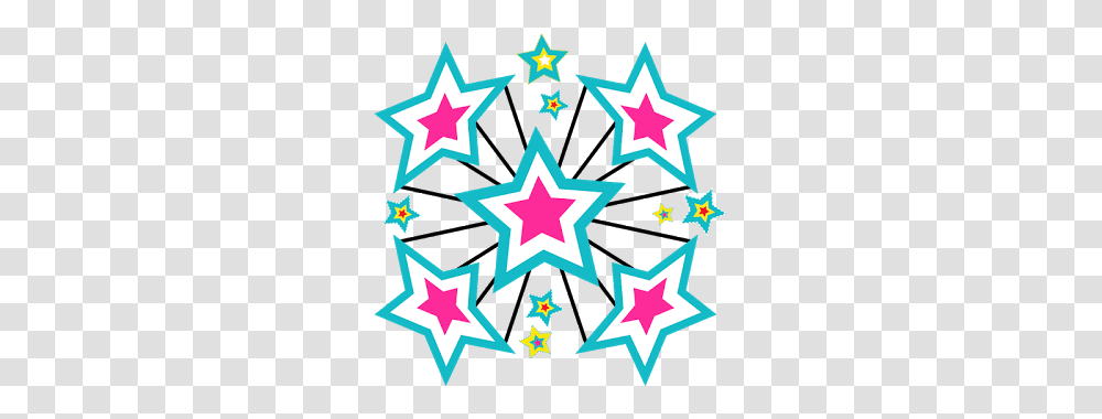 Clipart Para Fiesta Hippy Pop Stars, Star Symbol, Poster, Advertisement Transparent Png