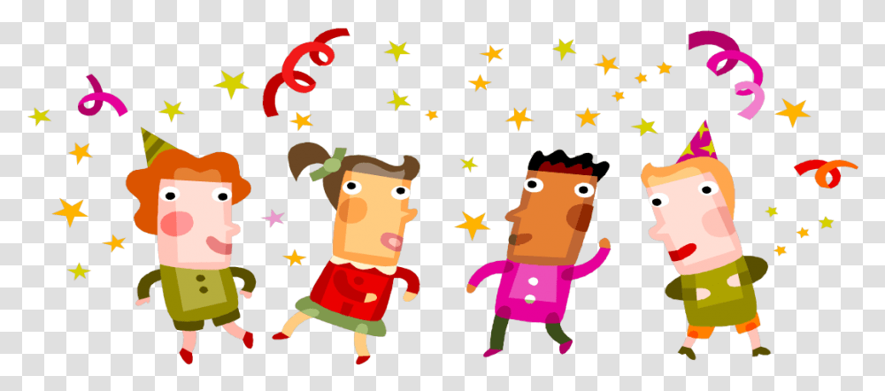 Clipart Party Kids Fun Pictures Clipart Party Kids Dancing Clipart, Star Symbol, Outdoors, Nature Transparent Png
