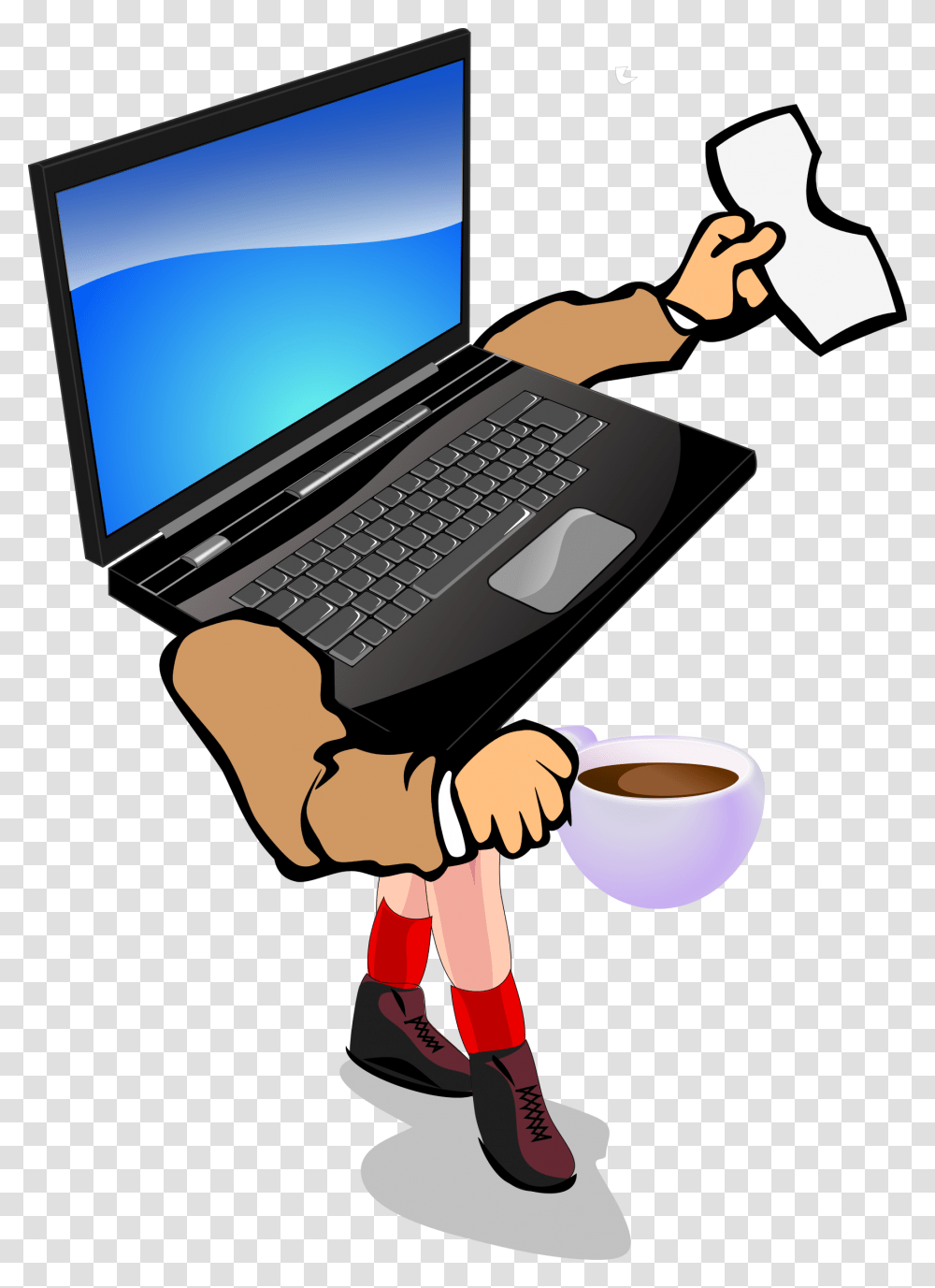 Clipart, Pc, Computer, Electronics, Computer Keyboard Transparent Png