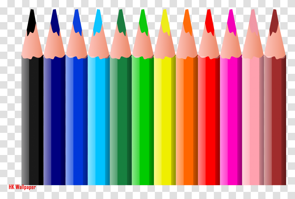 Clipart Pencil Graphics Illustrations Free Colored Pencil Clip Art, Crayon Transparent Png