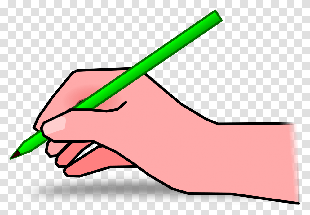 Clipart Pencil Hand Pencil In Hand Clipart, Baseball Bat, Team Sport, Sports Transparent Png