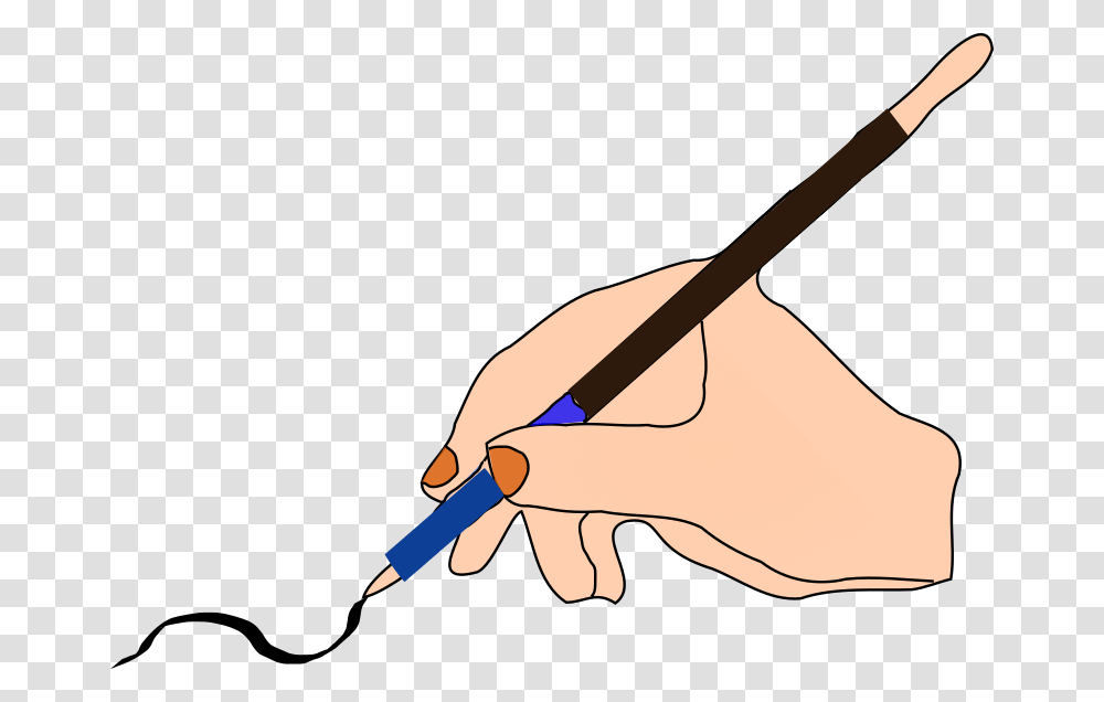 Clipart, Pencil, Hand Transparent Png