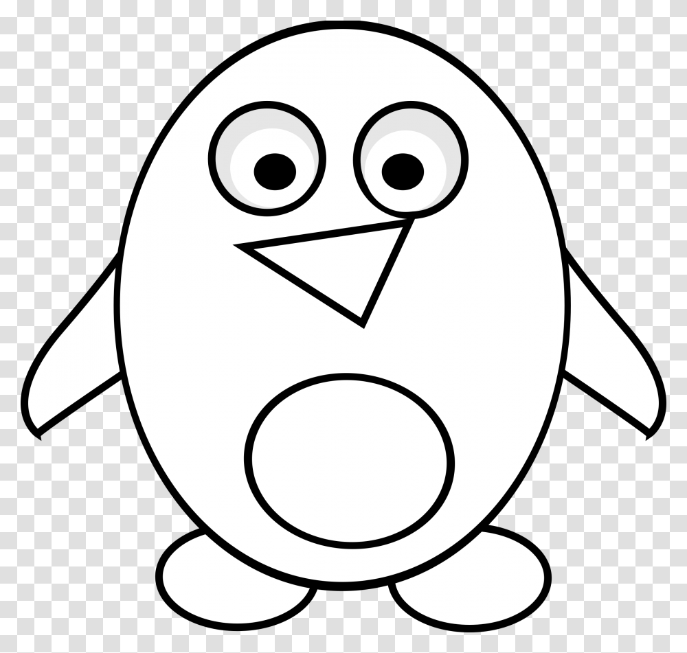 Clipart, Penguin, Bird, Animal, Stencil Transparent Png