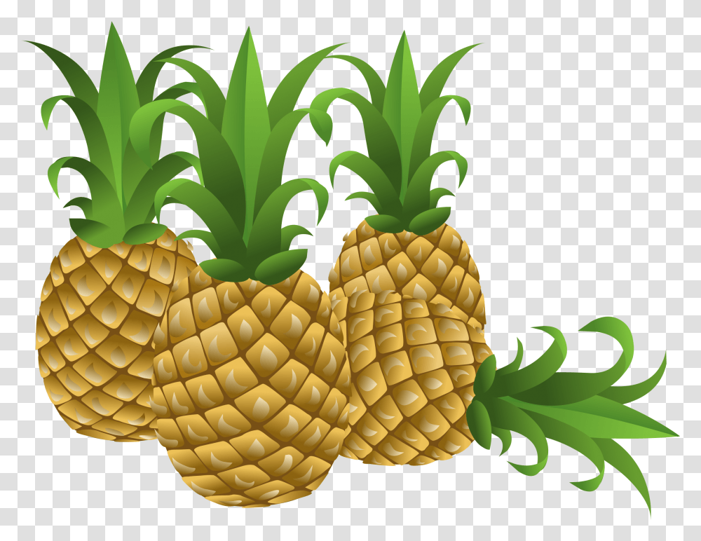 Clipart People Pineapple Pineapples Clipart, Plant, Fruit, Food, Fungus Transparent Png