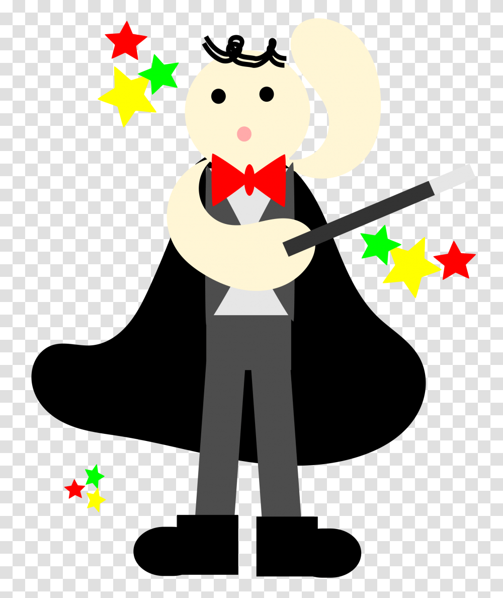 Clipart, Performer, Star Symbol, Magician Transparent Png