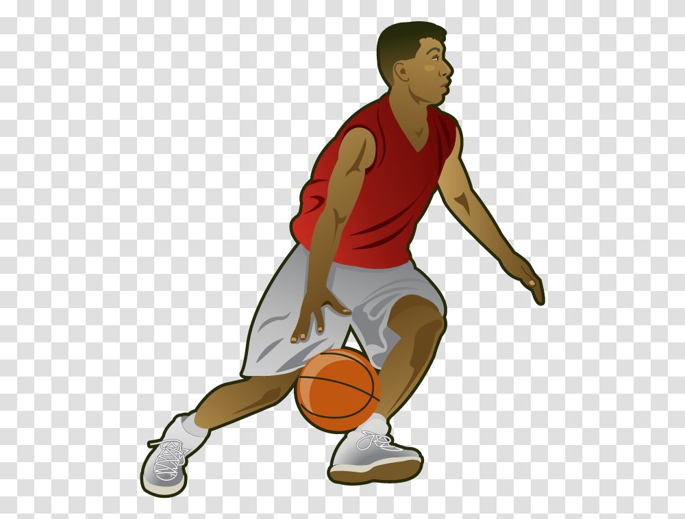 Clipart Person Basketball Basketball Player Clip Art, Human, People, Team Sport, Sports Transparent Png