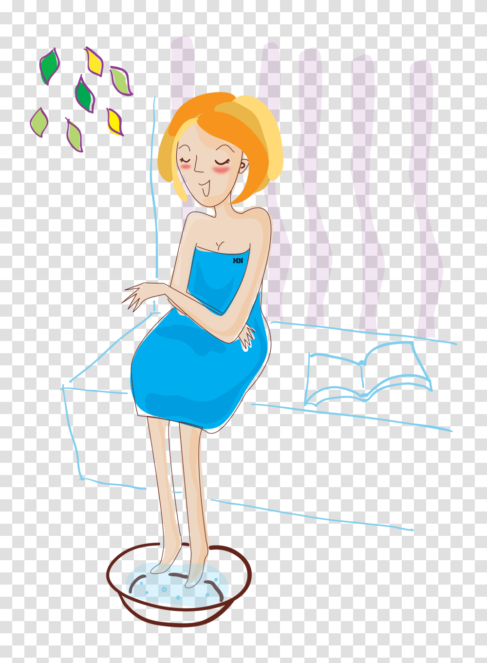 Clipart, Person, Blonde, Woman, Girl Transparent Png