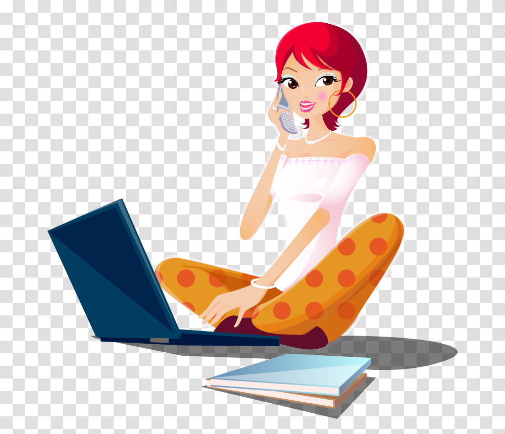 Clipart, Person, Female, Girl Transparent Png