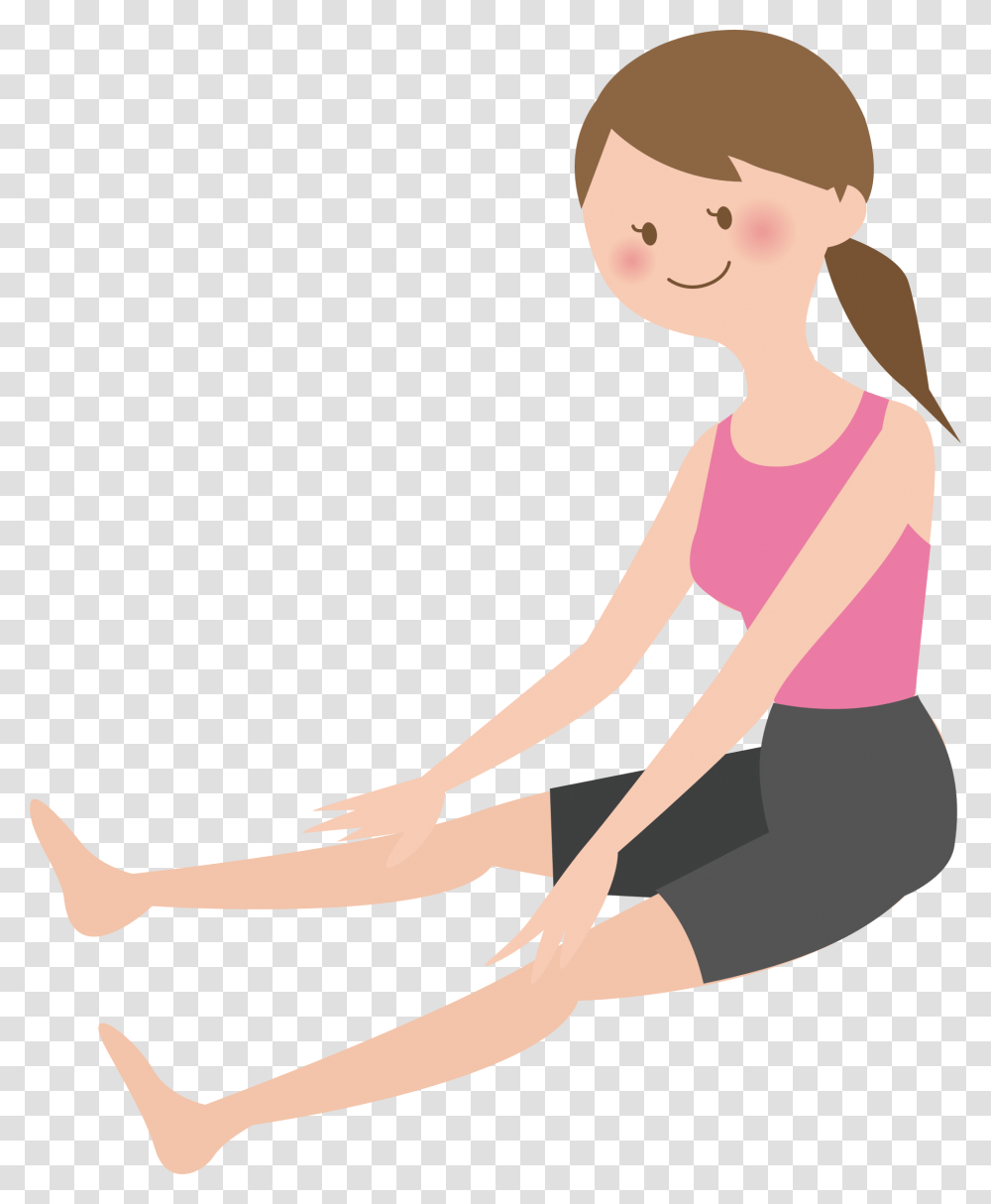 Clipart, Person, Female, Working Out, Sport Transparent Png