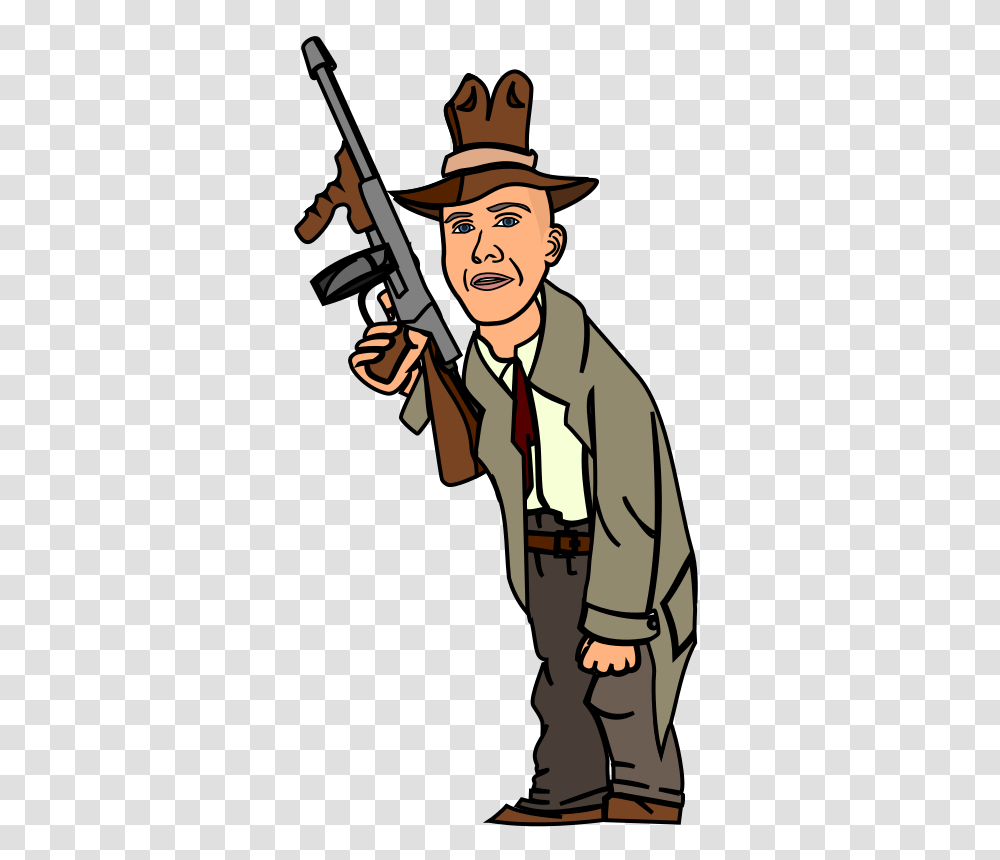 Clipart, Person, Hat, Weapon Transparent Png