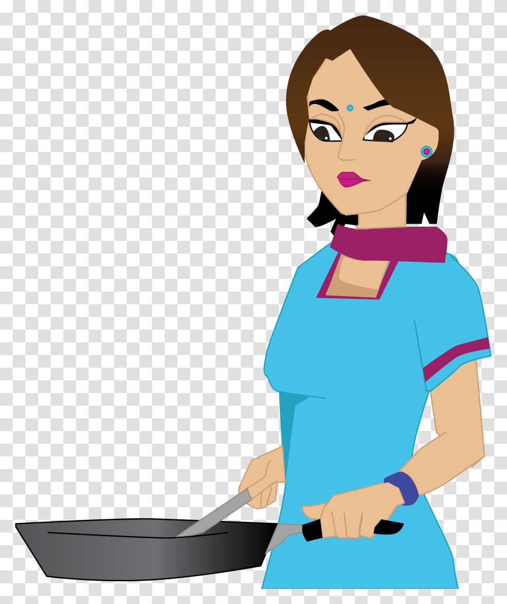 Clipart, Person, Human, Female, Cleaning Transparent Png