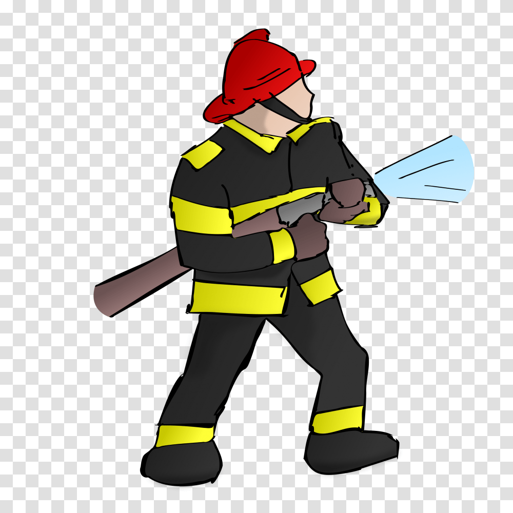 Clipart, Person, Human, Fireman Transparent Png