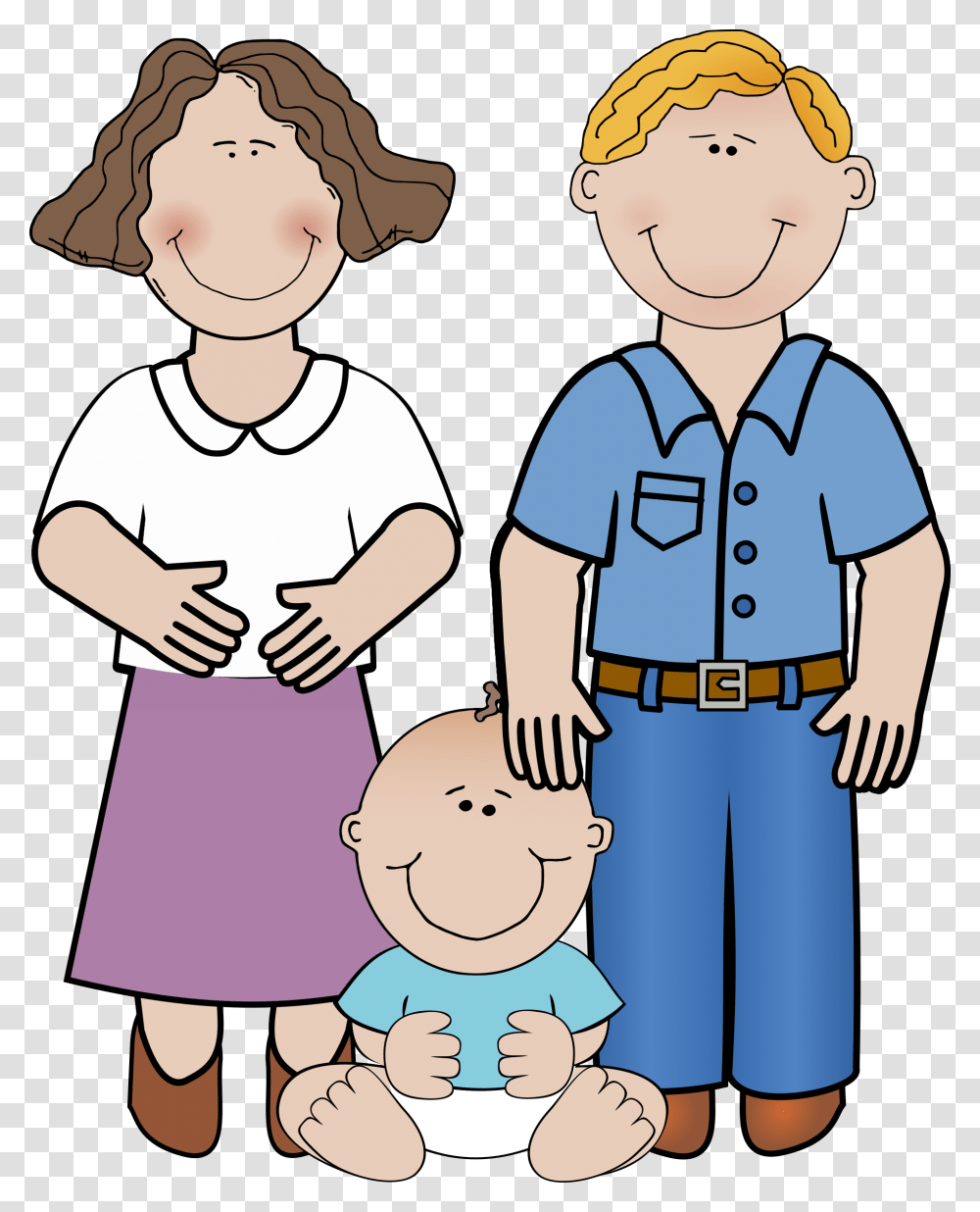 Clipart, Person, Human, People, Family Transparent Png