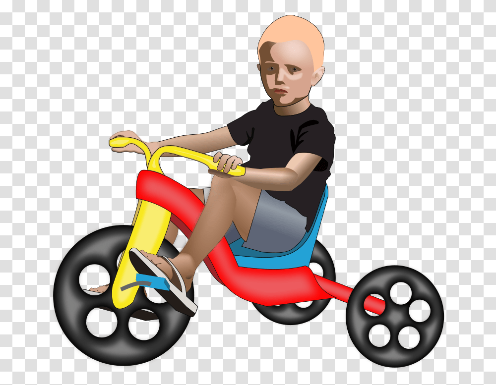 Clipart, Person, Vehicle, Transportation, Lawn Mower Transparent Png