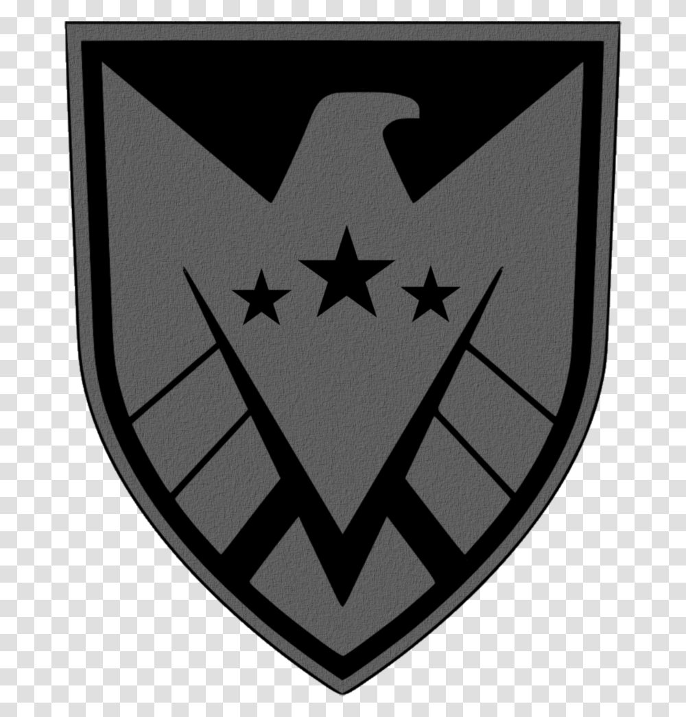 Clipart Phil Coulson Daisy Johnson New Shield Logo Marvel, Armor, Cross, Symbol, Star Symbol Transparent Png