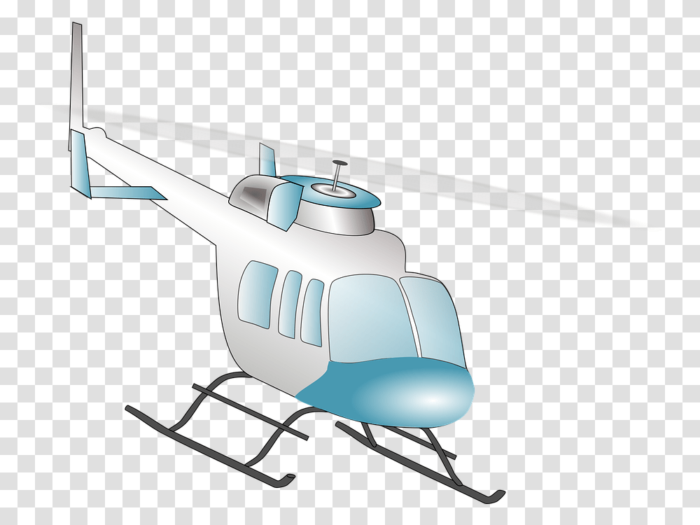 Clipart Pic Of Helicopter, Aircraft, Vehicle, Transportation Transparent Png