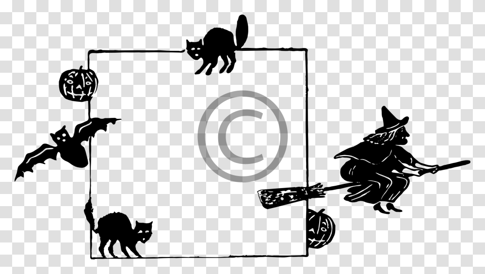 Clipart Picture Frame Halloween, Ninja, Animal, Insect, Invertebrate Transparent Png