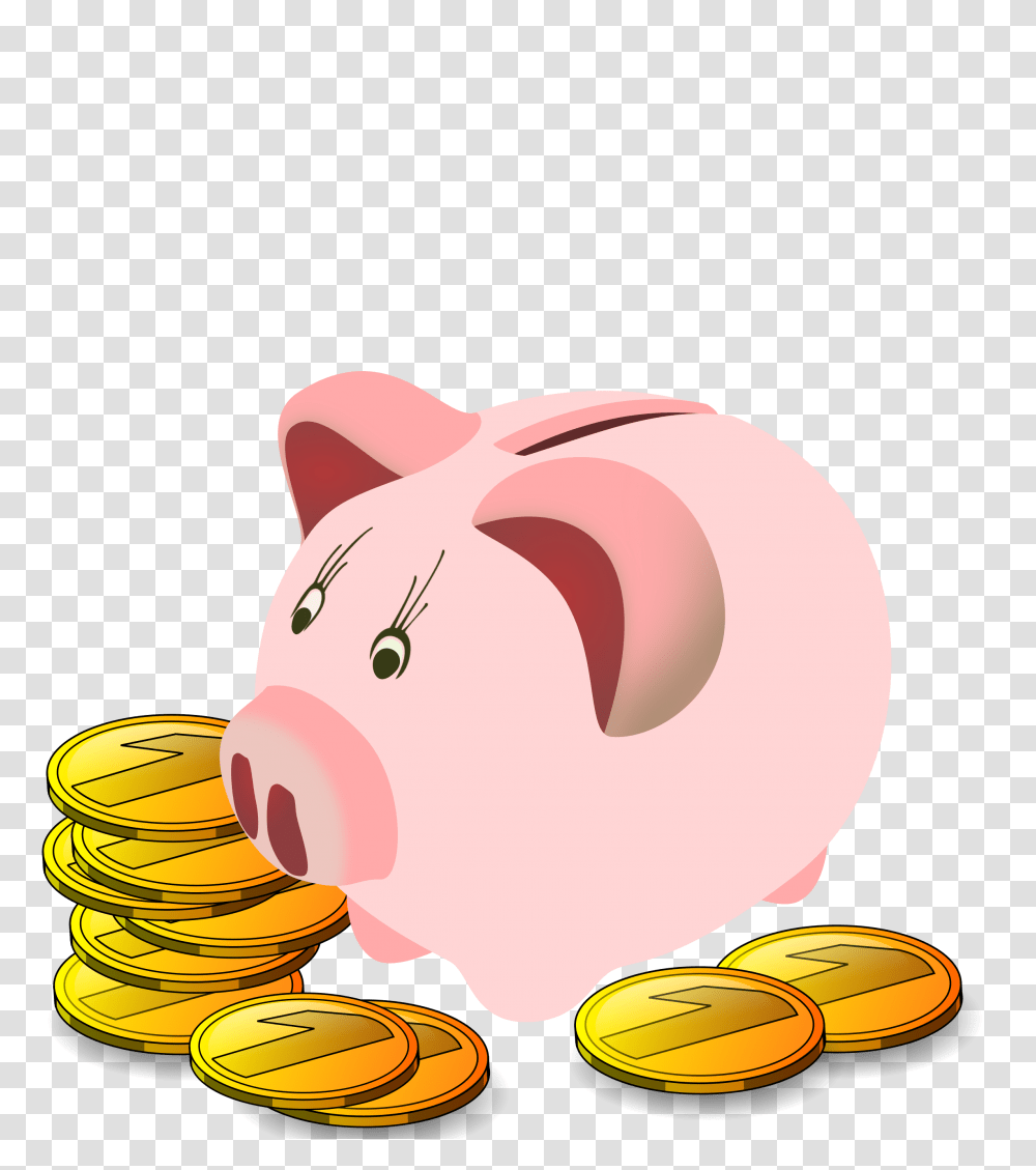 Clipart, Piggy Bank Transparent Png