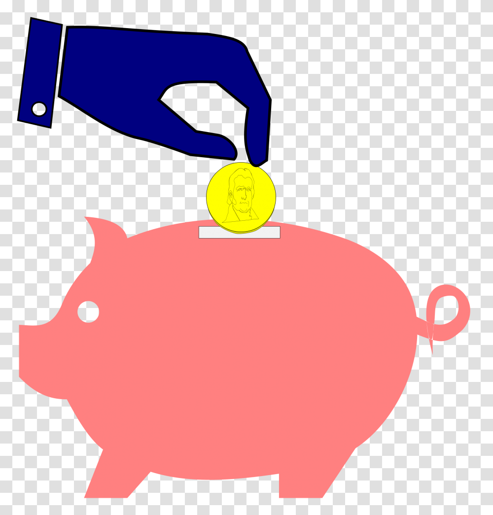 Clipart, Piggy Bank Transparent Png