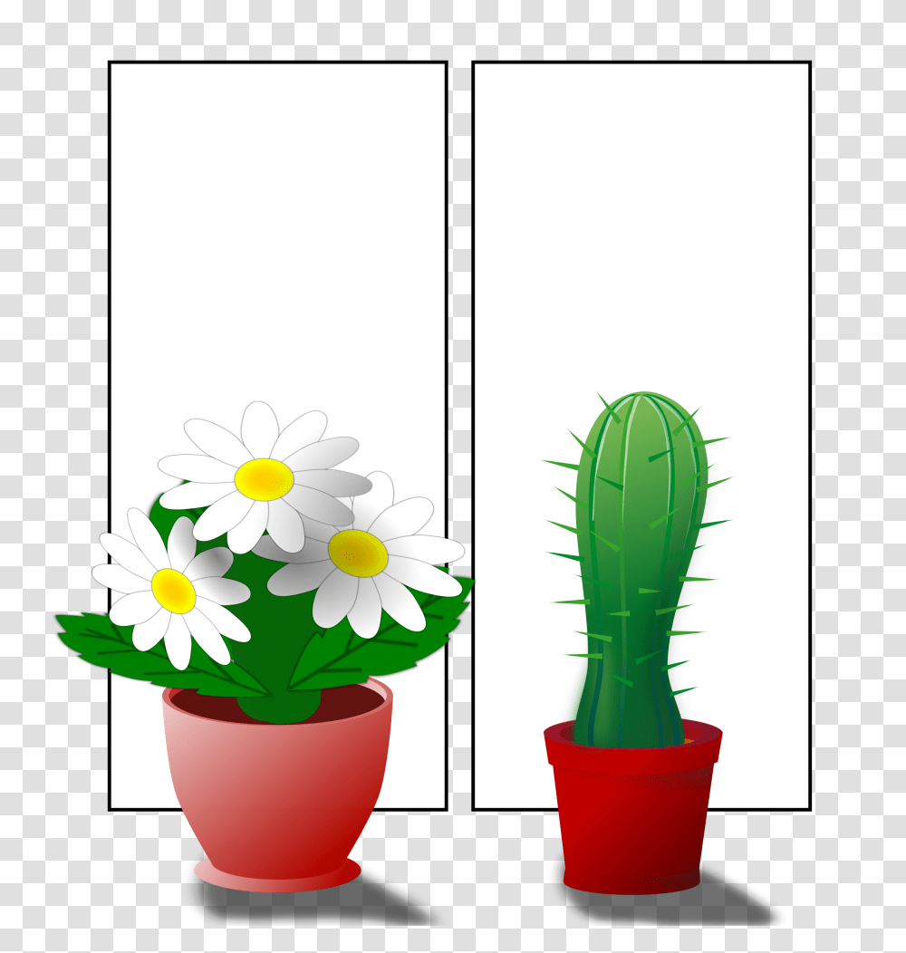 Clipart, Plant, Daisy, Flower, Vase Transparent Png