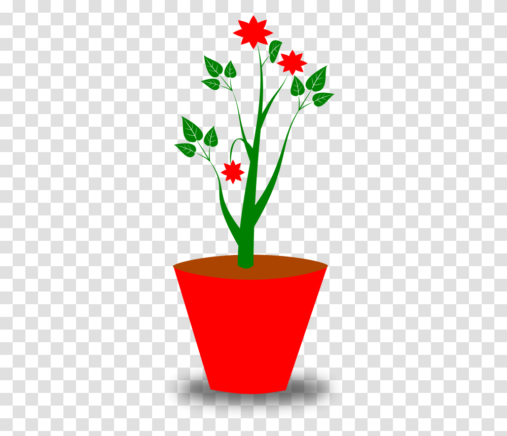 Clipart, Plant, Flower, Blossom, Pot Transparent Png