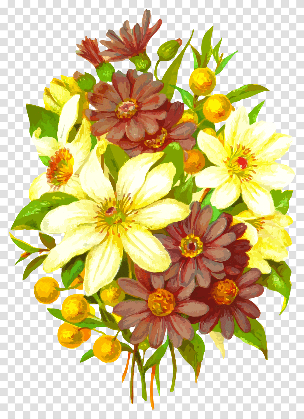 Clipart, Plant, Flower Bouquet, Flower Arrangement, Blossom Transparent Png