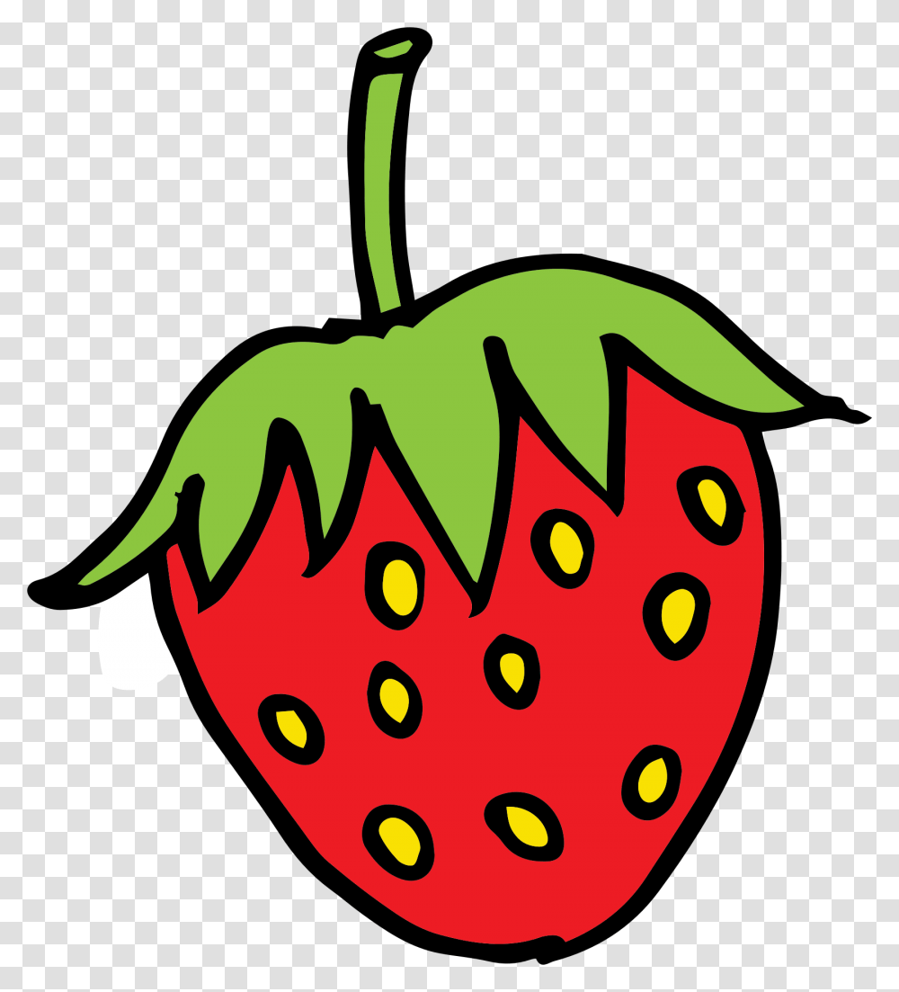 Clipart, Plant, Strawberry, Fruit, Food Transparent Png