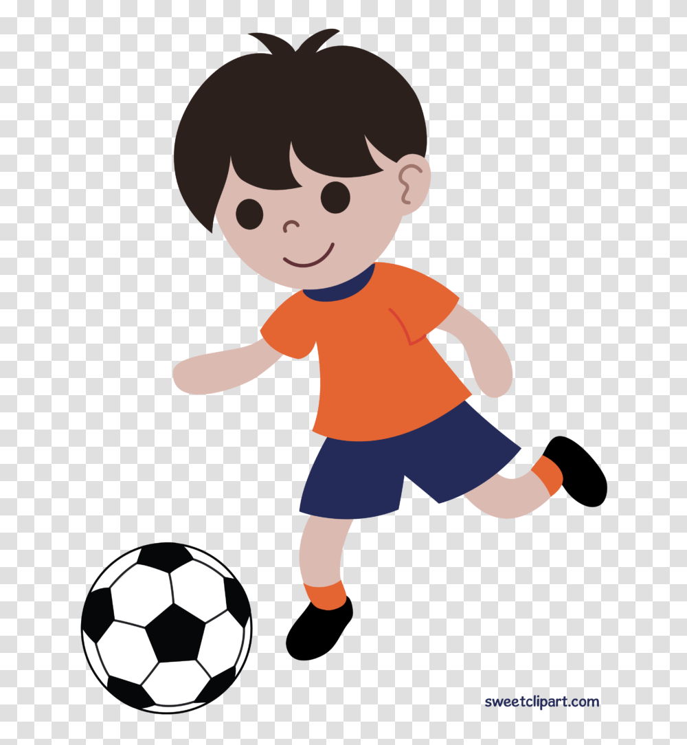Clipart Play Clip Art, Person, Human, Soccer Ball, Football Transparent Png