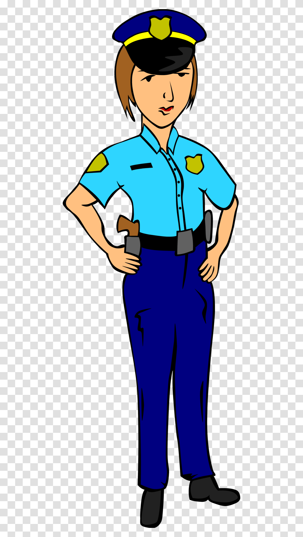 Clipart Police, Person, Pants, Military Uniform Transparent Png