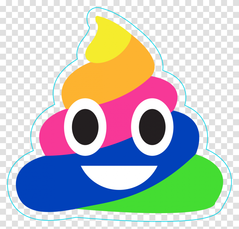 Clipart Poop Rainbow Poop Emoji Clipart, Lawn Mower, Tool Transparent Png