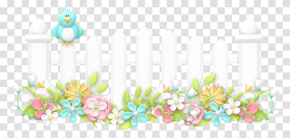 Clipart Primavera Dulce Maria, Picket, Fence, Birthday Cake, Dessert Transparent Png