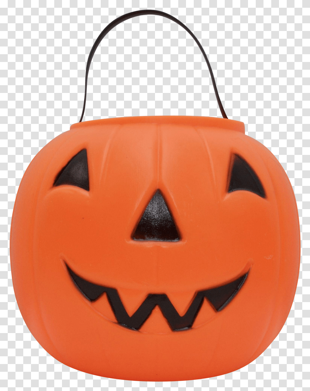 Clipart Pumpkin Pail Trick Or Treat Bucket, Halloween, Bag, Purse, Handbag Transparent Png