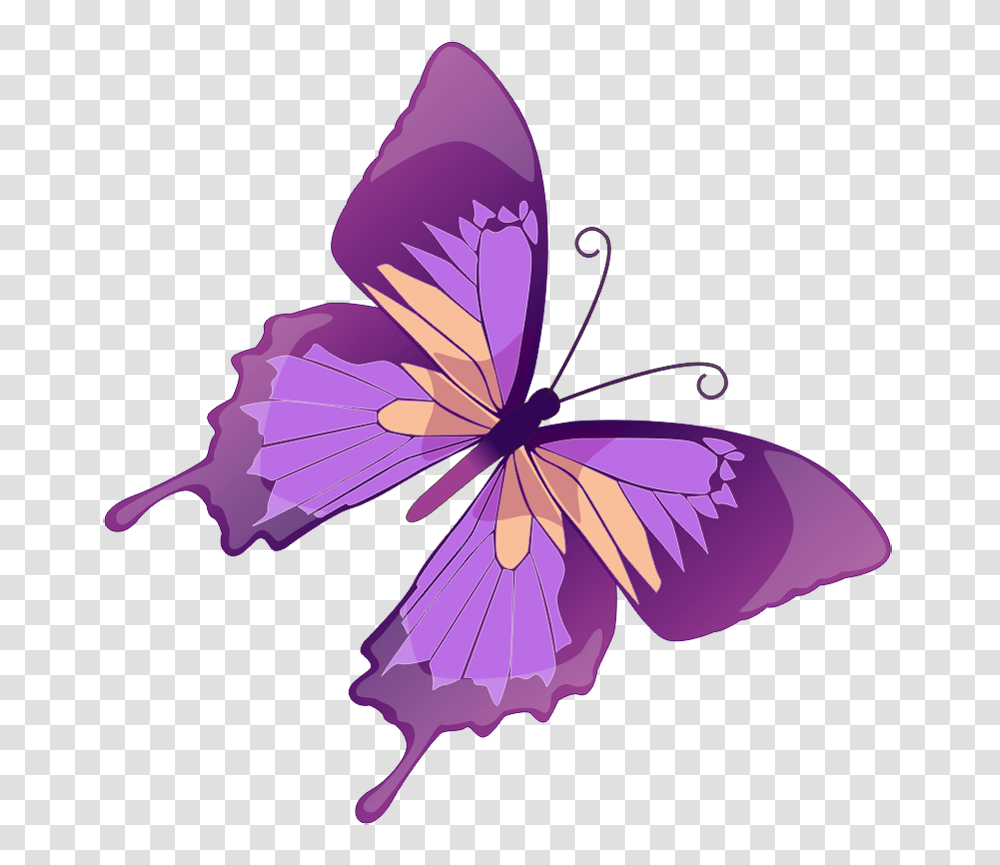 Clipart Purple Butterfly Clip Art Images, Plant, Anther, Flower, Blossom Transparent Png